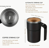 Self-Stirring Coffee Mug